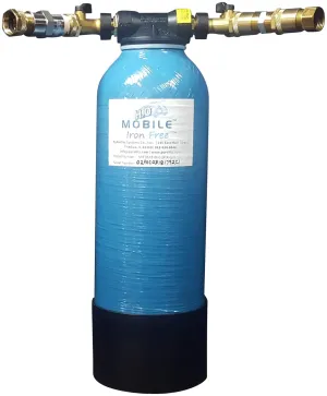 1 GPM Chemical-Free Iron Removal Filter, Portable and Manual, but Easy to Use. It is Used to Fill Hot Tubs, Water Storage Tanks, and Small Pools Where Iron is not Wanted.
