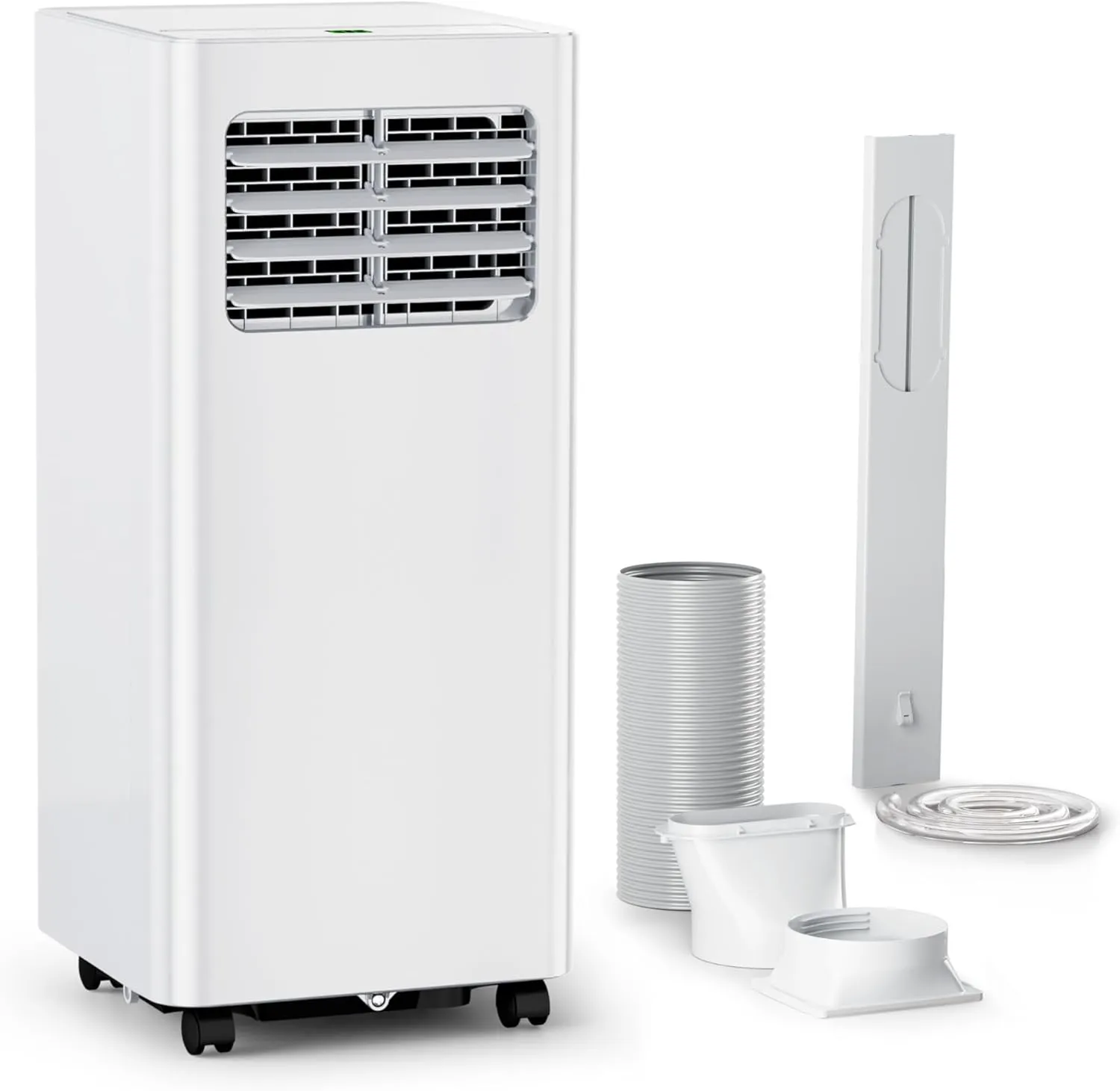 10,000 BTU Portable Air Conditioners,4 Modes Portable Ac Units Cools Up to 450 Sq.Ft,Dehumidifier,Fan,With Remote Control,LED Display, Window Mounting Kit,Suitable for Bedroom,Living Room,Office