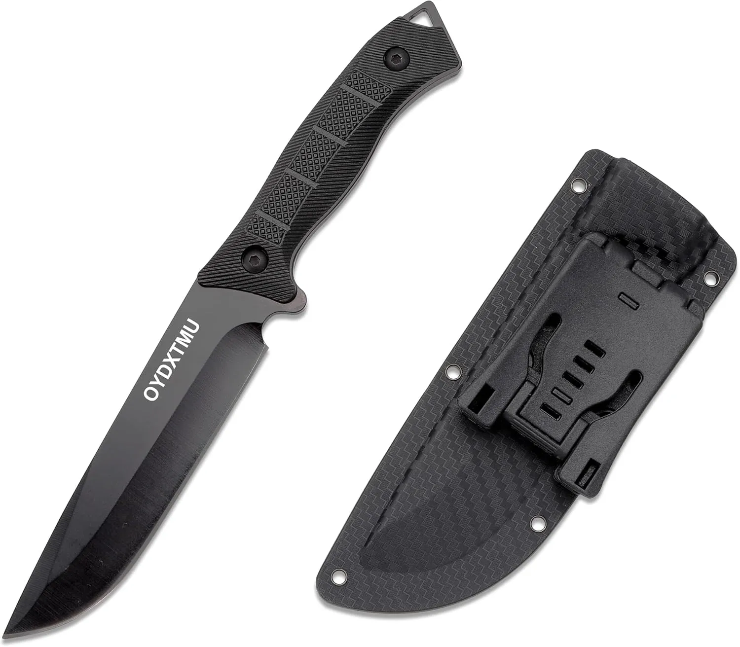 11“ Fixed Blade Knife with Sheath, EDC Tactical Hunting Knives for Men Women, Survival Knife with Camping, Outdoors, Hunting, Adventure