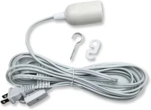 12' Hanging Lantern Cord with On/Off Switch by Whirled Planet® (White90pc)