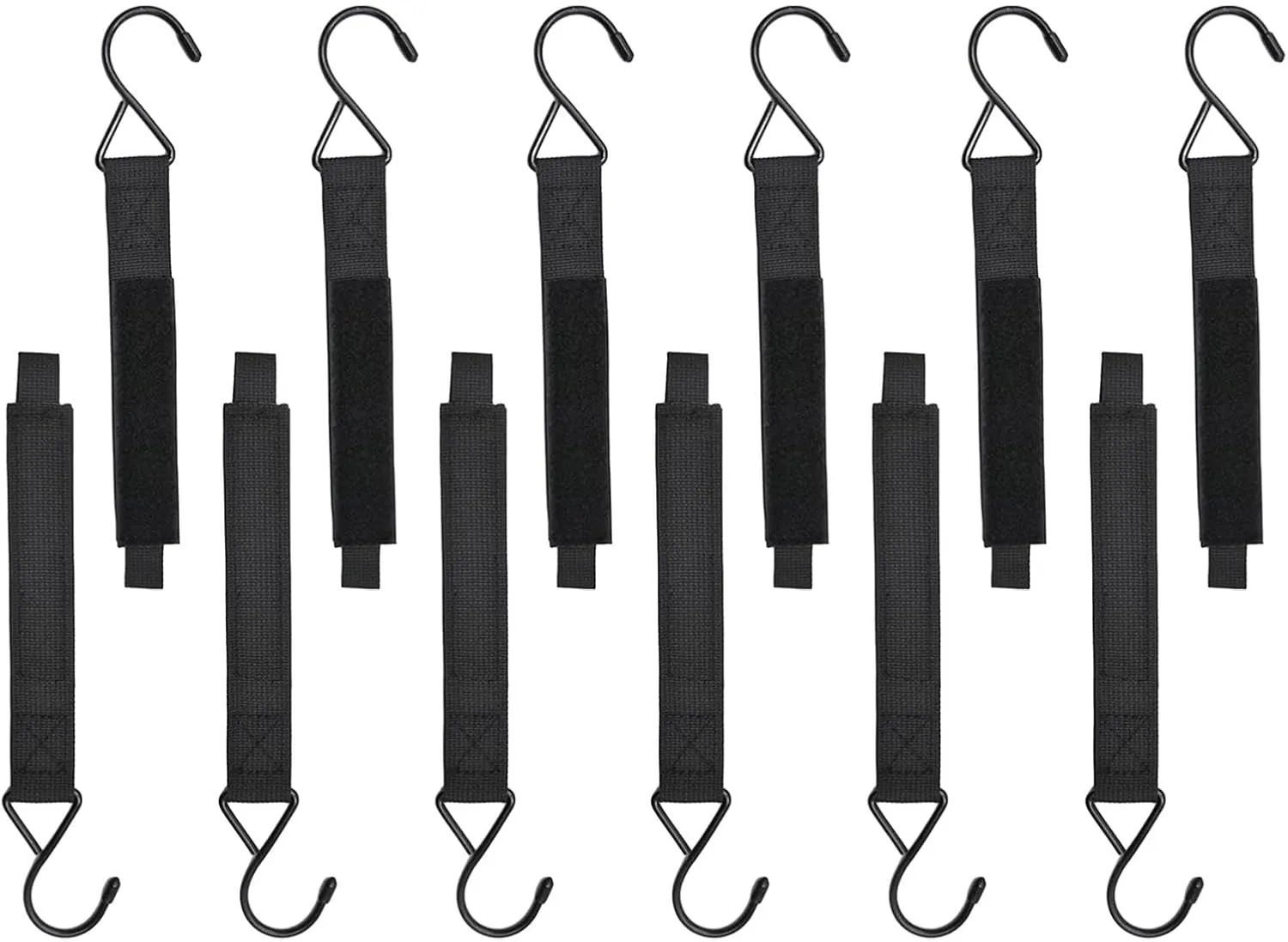 12x Ice Fishing Shelter Hooks Hanger, Fishing Equipment, Portable Camping Tent Hooks, Hanging Storage for Bag Lantern
