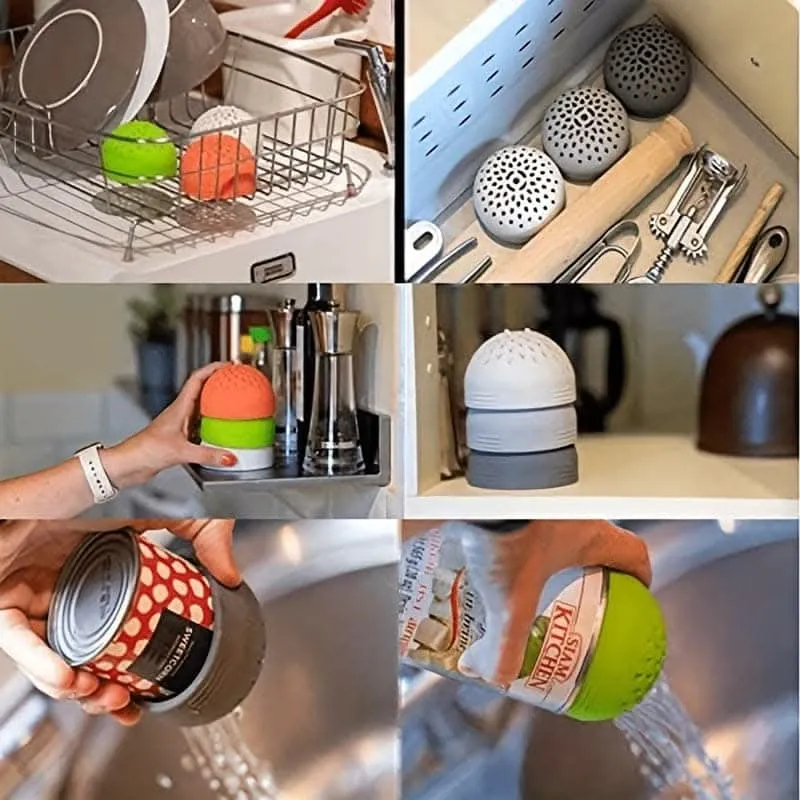 1pc Silicone Can Filter & Mini Colander - Multifunctional Kitchen Strainer