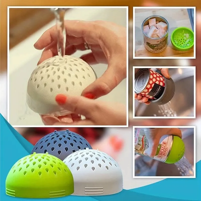 1pc Silicone Can Filter & Mini Colander - Multifunctional Kitchen Strainer