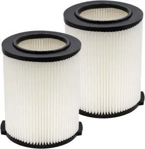 2 Pack Standard Wet/dry Vac Filter Vf4000 Compatible with RIDGID Vacs 5-20 Gallons Vacuum Cleaner, Replacement Vf4000 filter