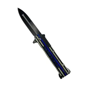 2-Pack: Stiletto Spring Assisted Steel Folding Knife