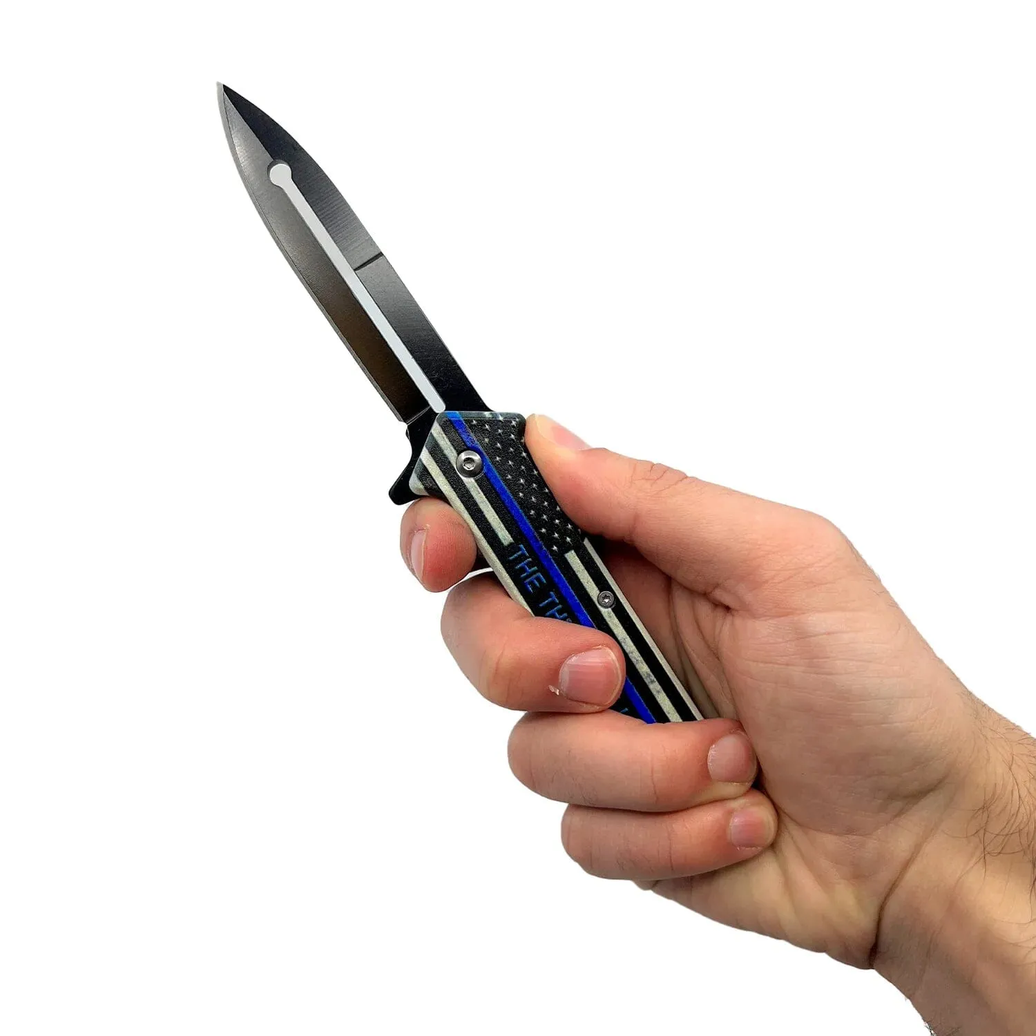 2-Pack: Stiletto Spring Assisted Steel Folding Knife