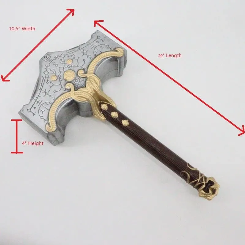 22” Fantasy Kratos Blades of Chaos Flame Foam Sword Axe Knife Blades Props 1:1 Scale LARP