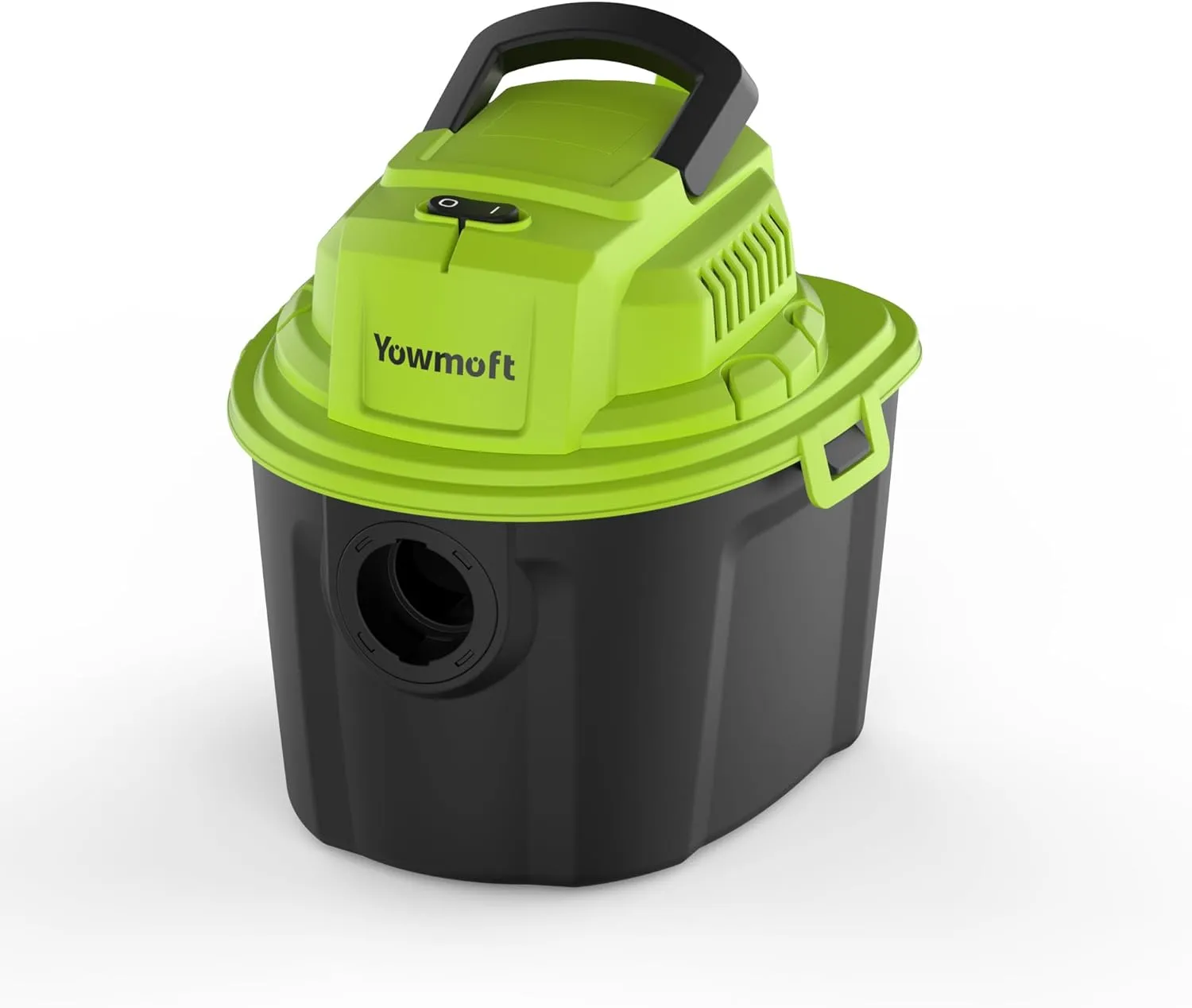 2.5 Gallon Wet Dry Vacuum, 2.5 Peak HP Portable Shop Vacuum with Filtter Bag, 15Ft of Cleaning Reach, 3 in 1 Blower Vacuum Cleaner for Home, Car, Garage, Workshop, Black-Green