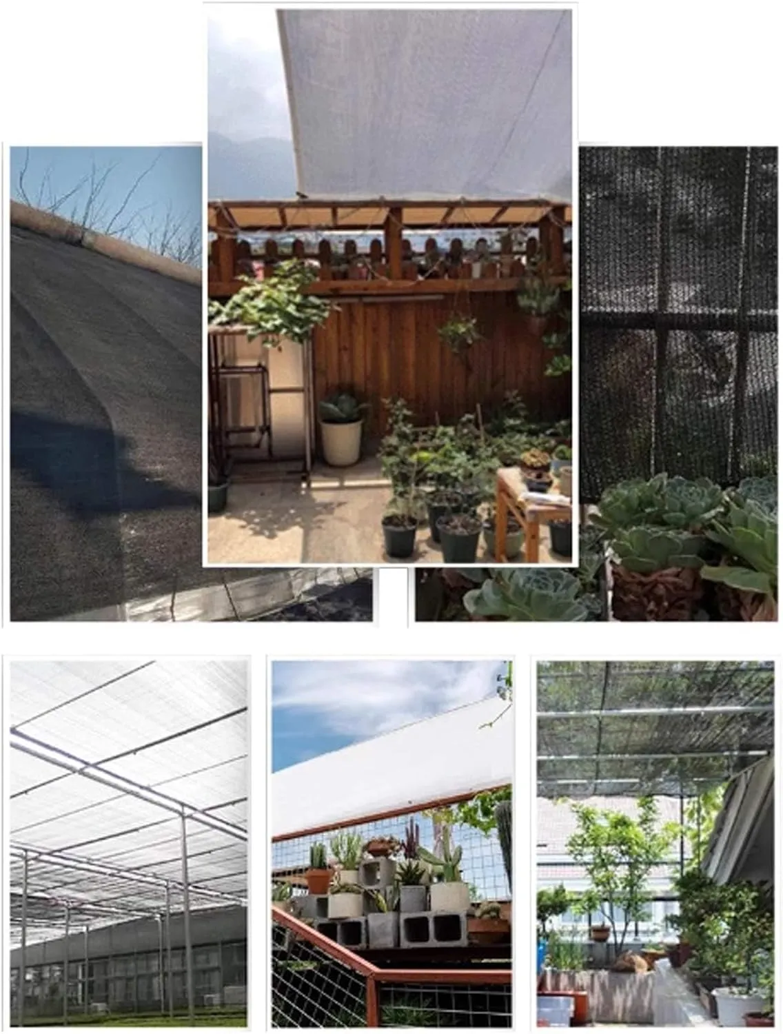 30% White Greenhouse Sun Shade Cloth, Sun Shade Sail Mesh UV Ray Protection 10'x10' 10'x13' 13'x13' 13'x20' 20'x20' Quick-Dry Ventilated for Greenhouse Garden Plants(13'x33')