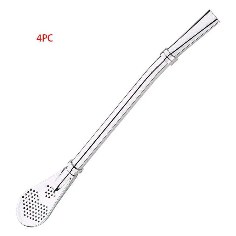 304 Stainless Steel Residue Filter Straws Spoon