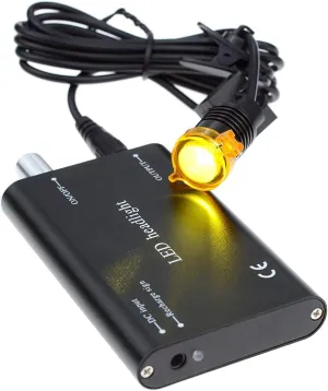 3W Portable LED Head Light Lamp for Surg~ical Medical Binocular Loupes with Filter (Black)