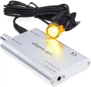 3W Portable LED Head Light Lamp for Surg~ical Medical Binocular Loupes with Filter (Gray)