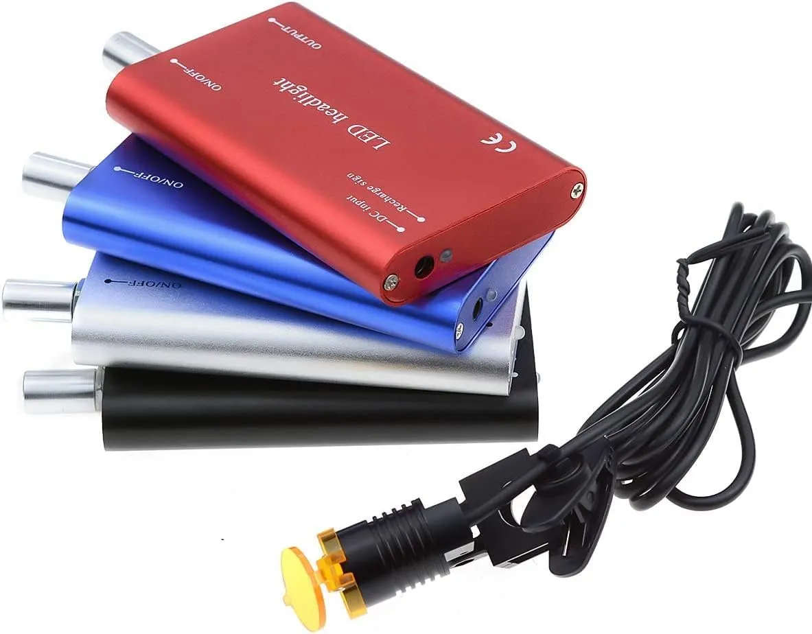 3W Portable LED Head Light Lamp for Surg~ical Medical Binocular Loupes with Filter (Red)