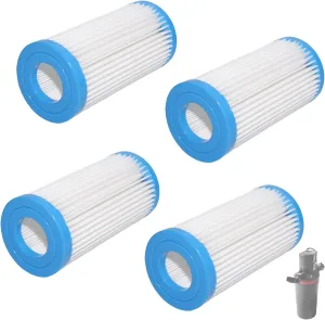4-Pack Micron Filter Cartridge Replacement for Marineland Magnum ML90770 Canister Filters, Compare to Part# PA0140, Aquarium Polishing Filters for Freshwater & Saltwater