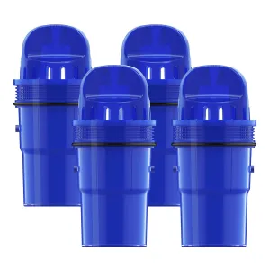 4 Packs Pitcher Water Filter Replacement for All Pur®, Pur® Plus Pitcher & Dispenser Water Filter Replacement, CRF950Z, PPF951K, PPF900Z and More, NSF Certified, AQUA CREST
