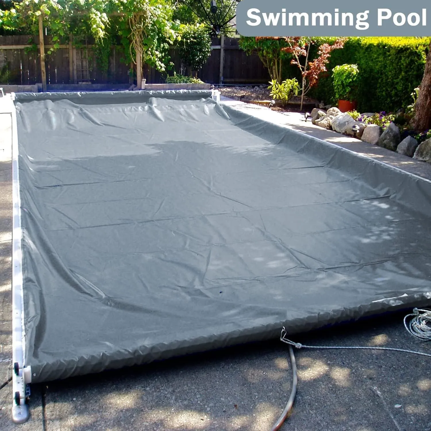 40x60 Heavy Duty Tarp Cove Multi Purpose Protective Cover - Durable, Waterproof, Weather Proof, Rip and Tear Resistant - Extra Thick 12 Mil Polyethylene, Siver/Black