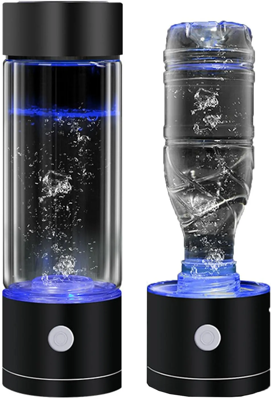 500ML Portable SPE/PEM Hydrogen Water Bottle, with Gas Vent, USB Rechargeable Alkaline Ionizer Maker, Can Absorb Hydrogen, High Temperature Resistance