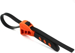 50cm Pipeline Wrench RubberStrap Wrench Belt Wrench Adjustable Bottle Opener Auto Oil Filter Car Repair Spanner Hand Tools