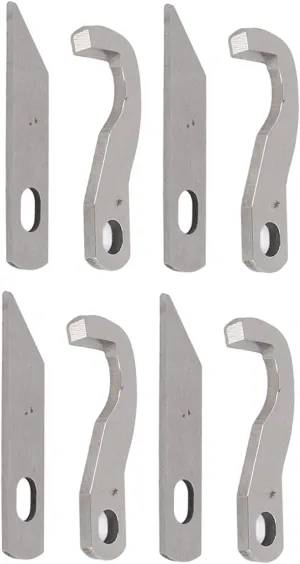 8Pcs Serger Knife, Overlock Blade Knife Upper and Lower Set for 925D 929D 935D 1034D PL1500 Parts Sewing Machine Parts Sewing Machine Parts & Accessories