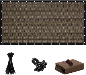 90% Sun Shade Cloth, Pergola Shade Cover Canopy, Mesh Tarp Sun Screens for Patio, Outdoor, Garden, Backyard (6 X 10 FT)