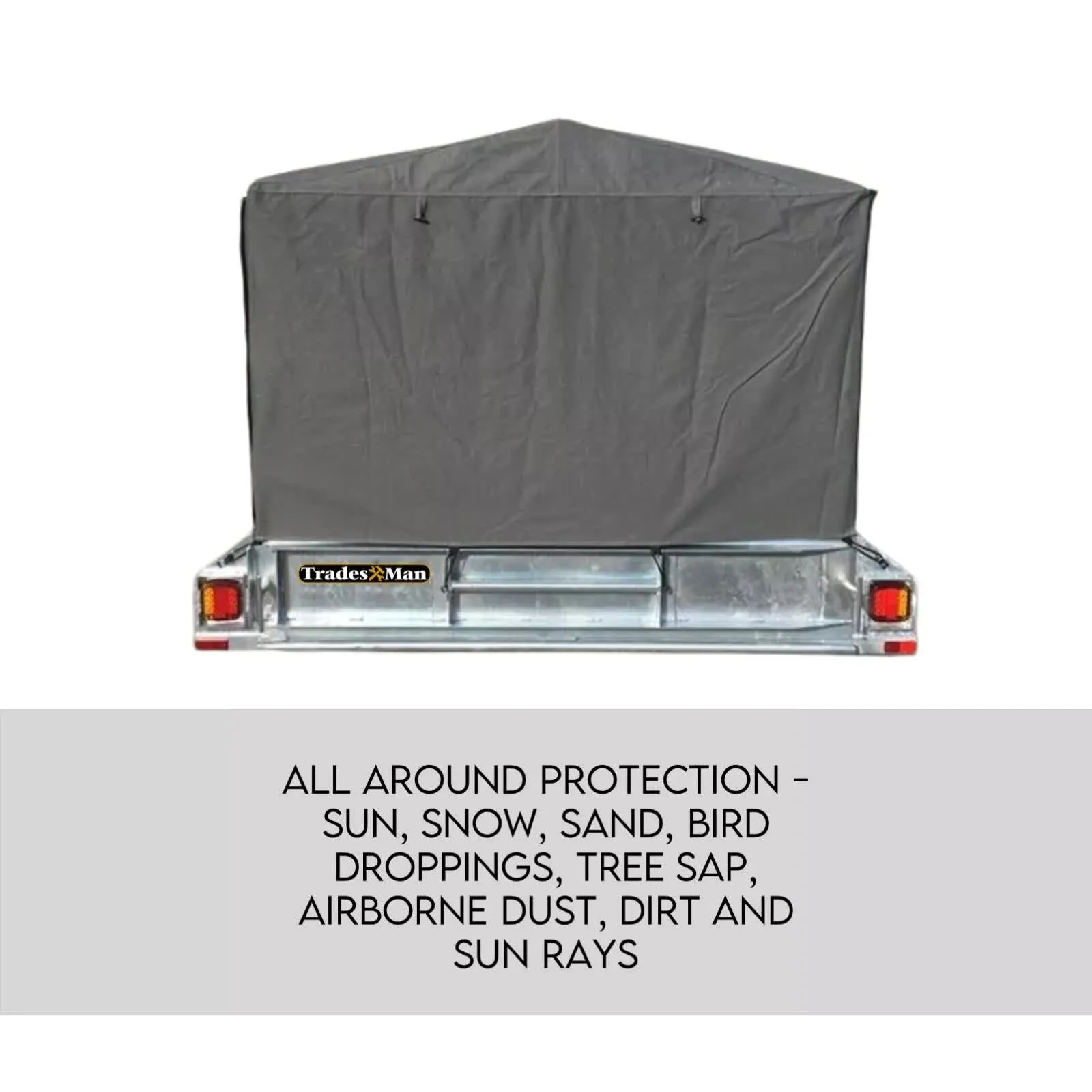 900mm Trailer Cage Canvas Tarp Cover for 6x4 High Quality Cage Universal 3 foot-NSW_Rural