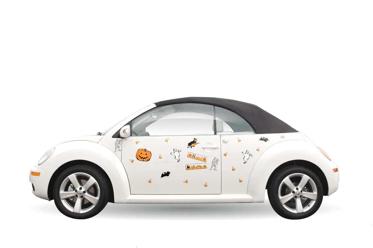 A Halloween costume for your car! Magnet Set