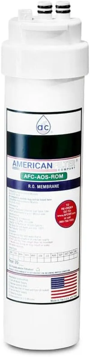 AFC™ # AFC-AS-ROM, Compatible with Aquasana Claryum® AQ-RO3-RO/AO-US-RO-4000 R.O. Membrane -Made in U.S.A. - 1 Filter