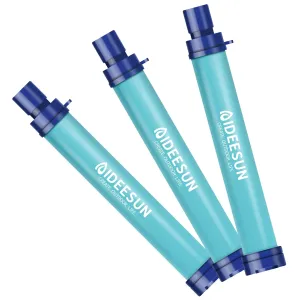AIDEESUN Portable Water Purifier Straw - 0.1 Micron Filtration for 4000 Liters!