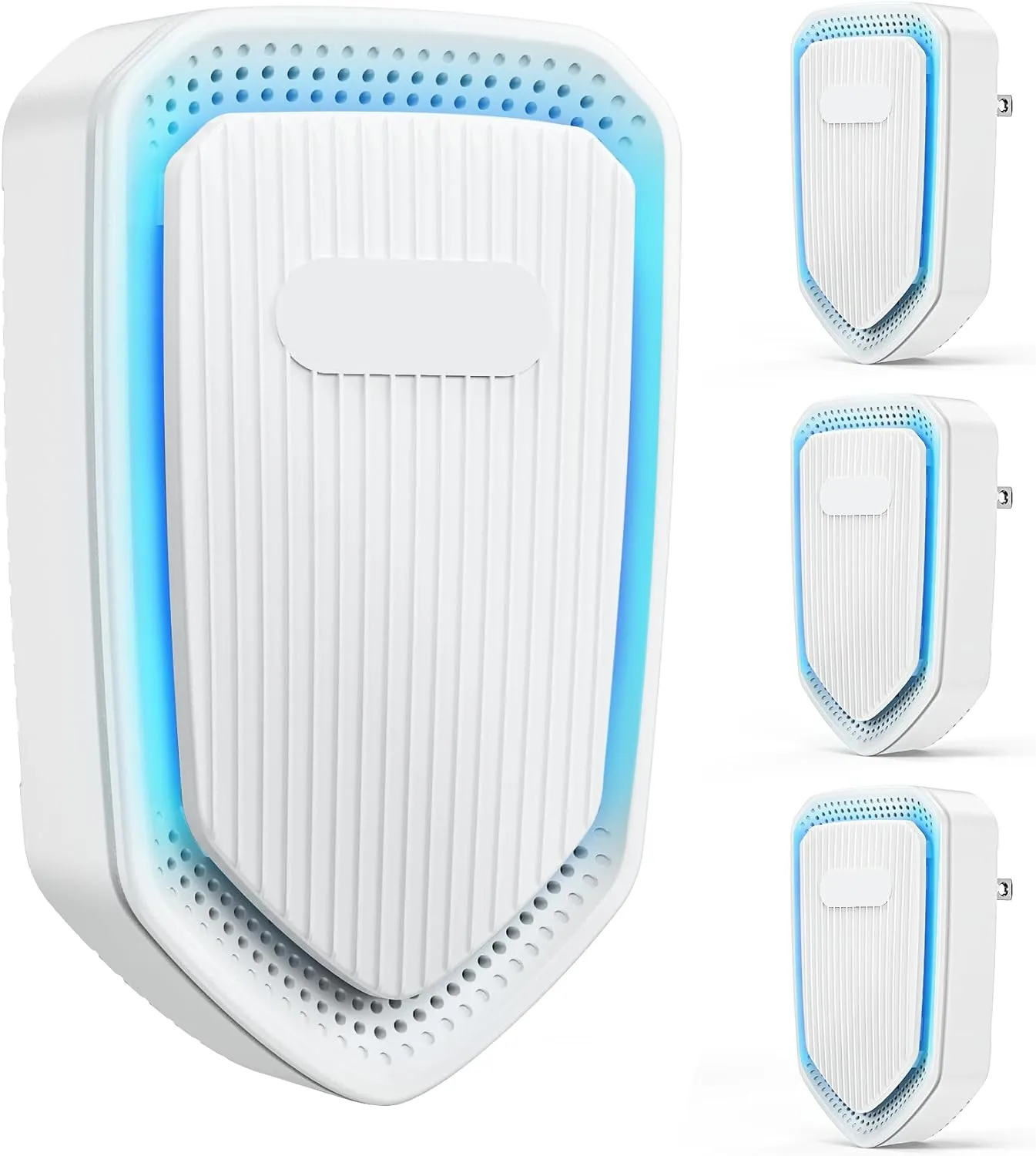 Air Ionizers Plug In Negative Ion Air Purifiers Quiet Air Freshener for Home Bedroom Office Basement - Portable Mini Air Cleaner Odor, Smoke, Dust, Pet Smell (4)