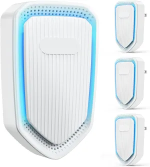Air Ionizers Plug In Negative Ion Air Purifiers Quiet Air Freshener for Home Bedroom Office Basement - Portable Mini Air Cleaner Odor, Smoke, Dust, Pet Smell (4)