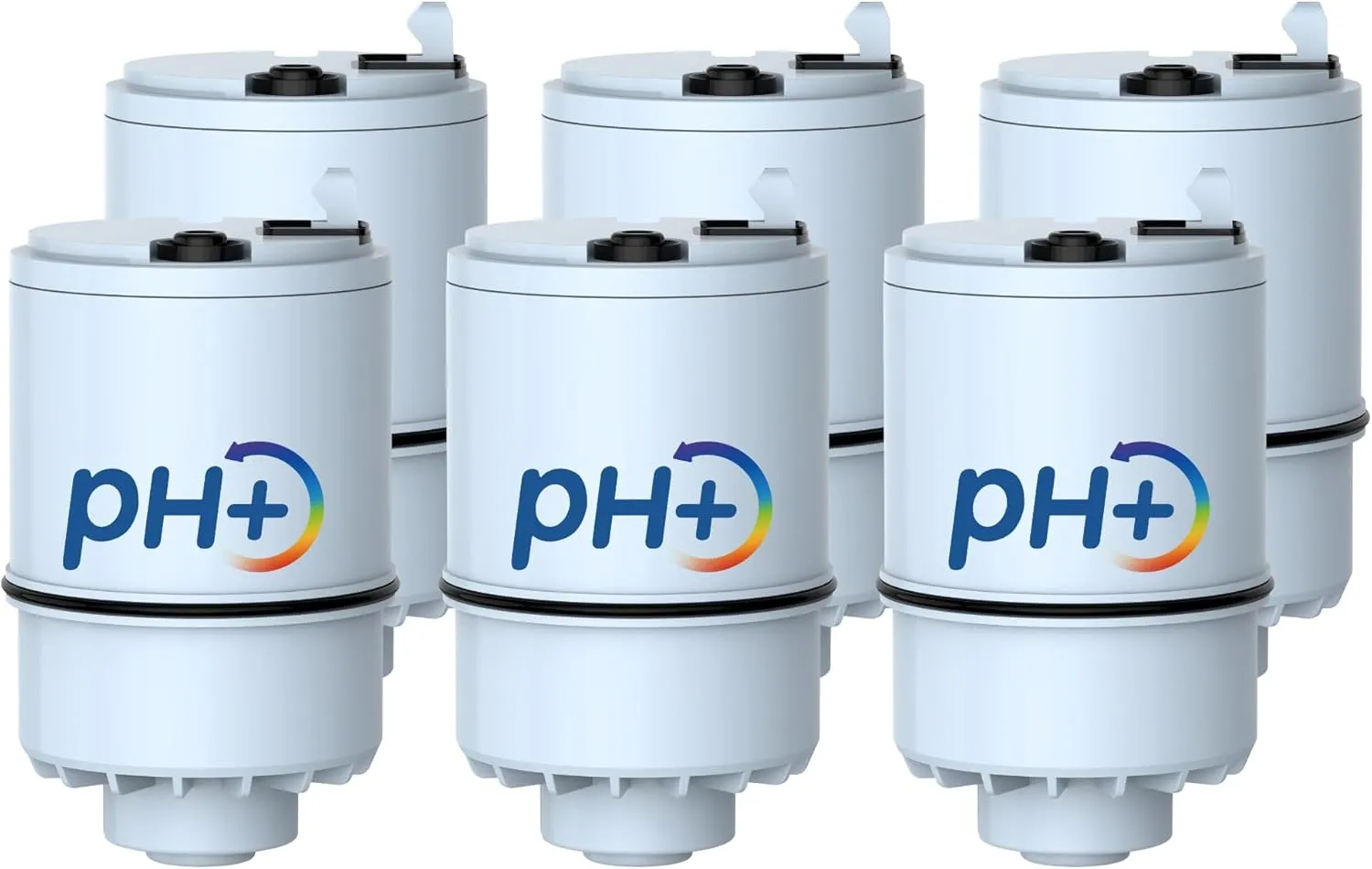 [Alkaline] 6 Pack Filter Replacement for All PUR®, PUR®PLUS Faucet Filtration Systems, Pur® RF-9999® Faucet Water Filter, NSF Certified, AQUA CREST