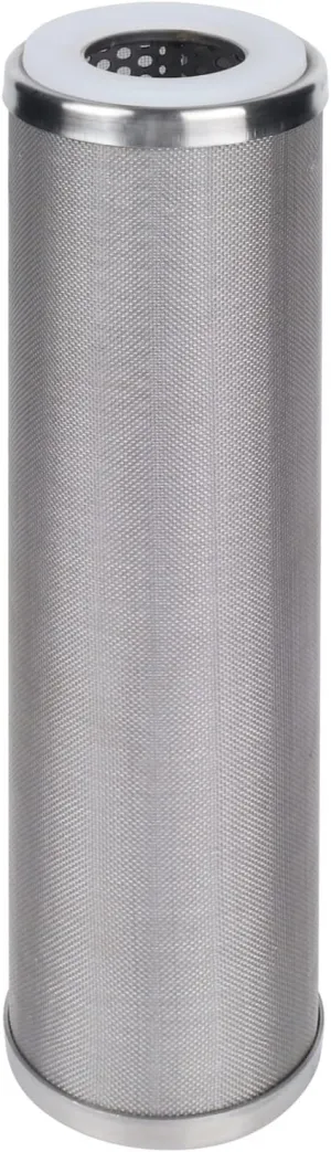 Amwater Stainless Steel Cleanable Wire Mesh Filter Cartridge 10”Length,2.5"OD(5 Micron)