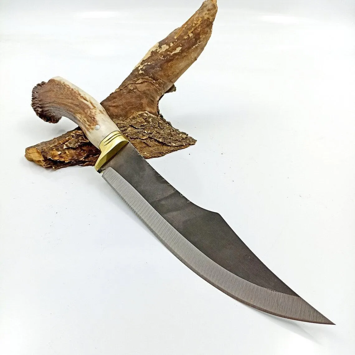Antler Handle Fixed Blade Knife