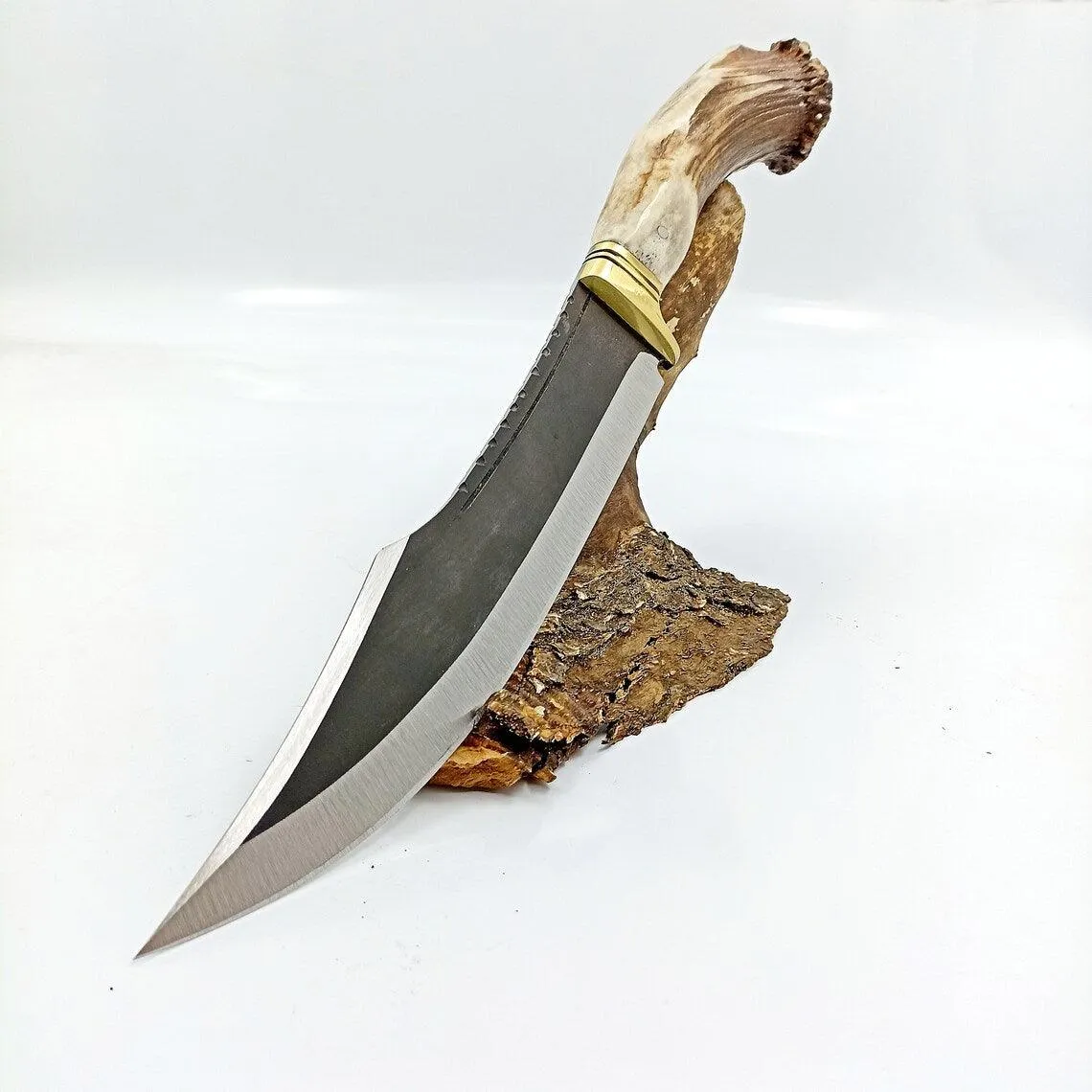 Antler Handle Fixed Blade Knife