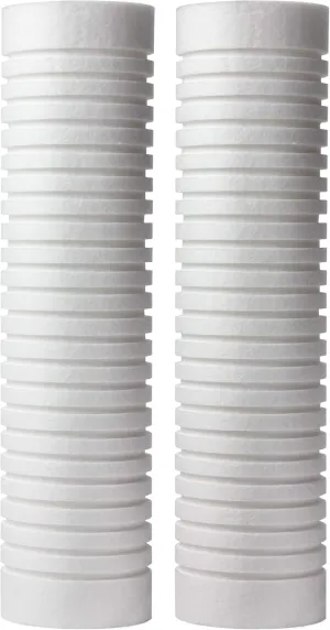AO Smith 2.5"x10" 5 Micron Sediment Water Filter Replacement Cartridge - 2 Pack - For Whole House Filtration Systems - AO-WH-PREV-R2