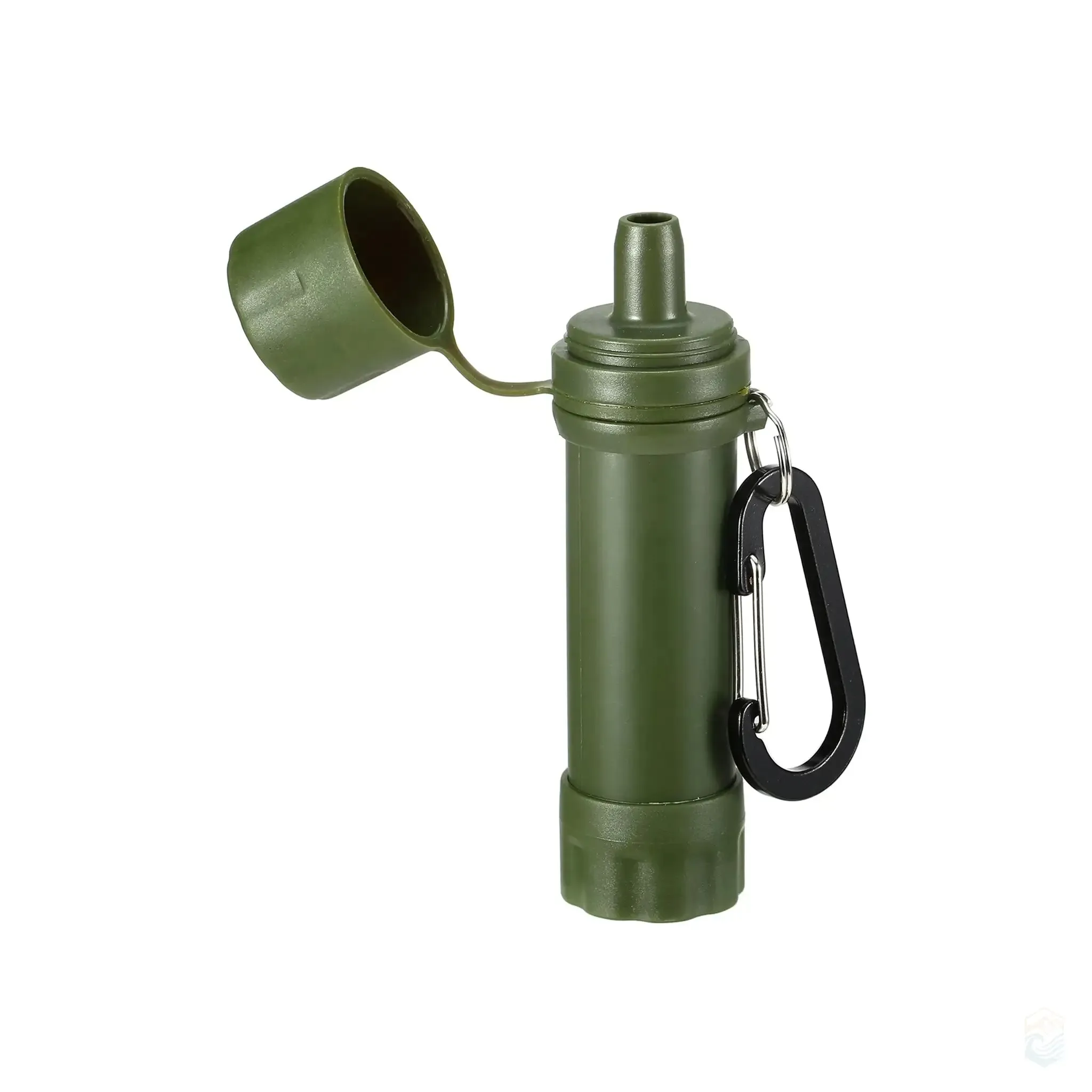 Apwikoger Portable Water Purifier Straw - Emergency Water Filter for Hiking & Camping