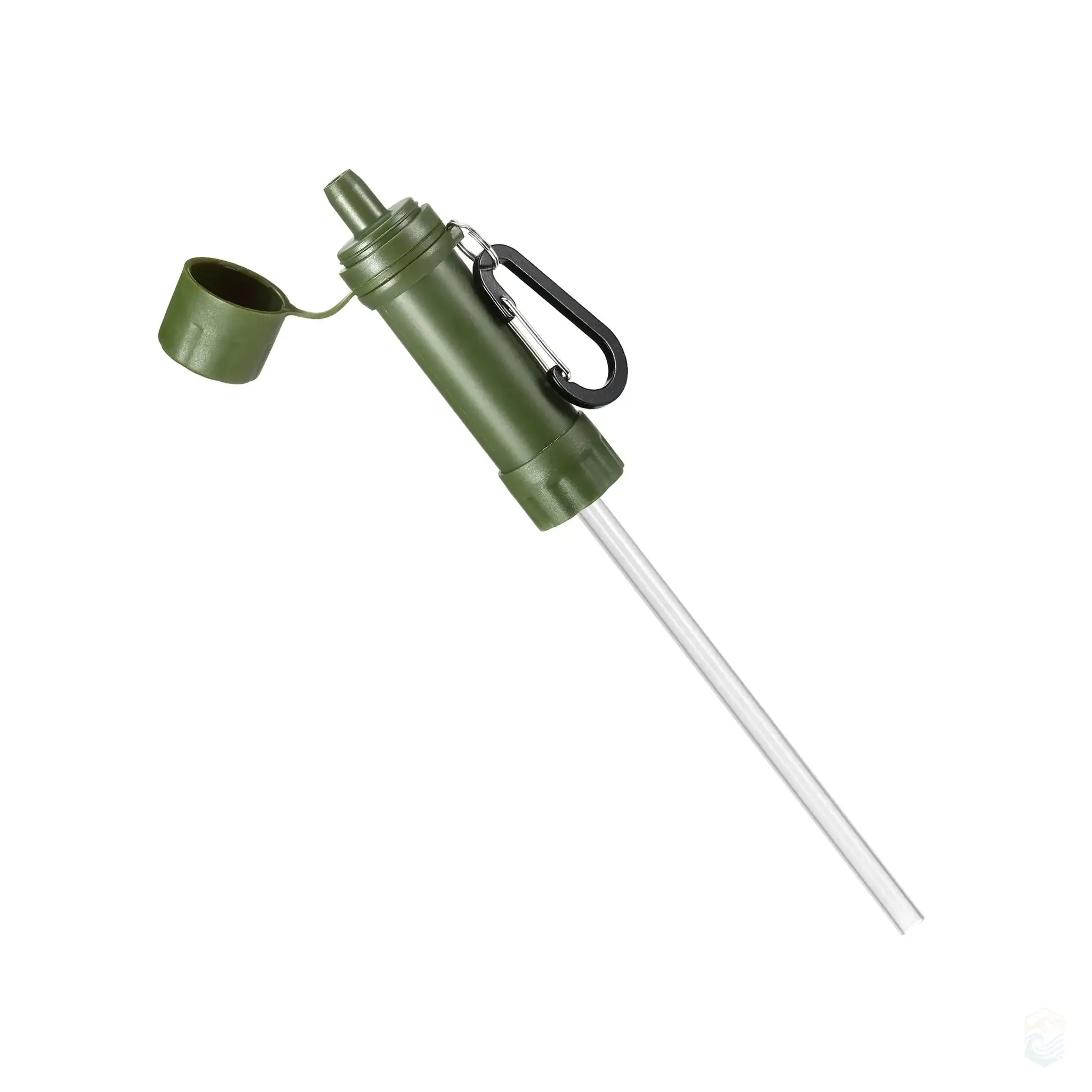 Apwikoger Portable Water Purifier Straw - Emergency Water Filter for Hiking & Camping