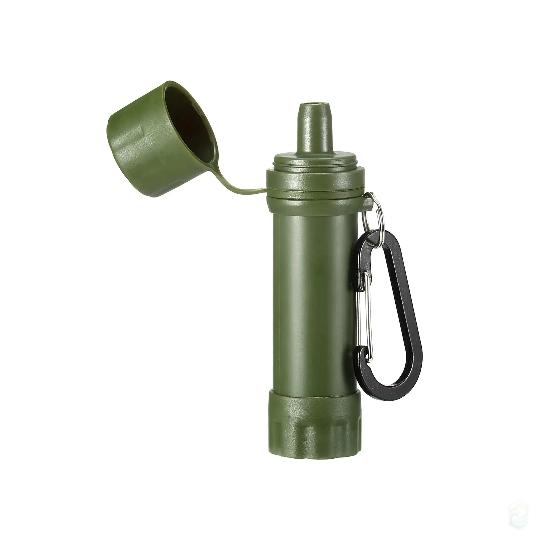 Apwikoger Portable Water Purifier Straw - Emergency Water Filter for Hiking & Camping