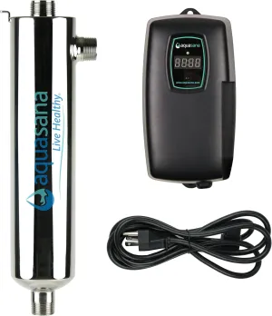 Aquasana AQ-UV-10C Whole House UV Filter, Chrome