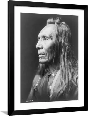 ART.COM Wall Art Print Three Eagles, Nez Perce Indian Curtis Photograph on Black Frame by Lantern Press, 32" x 40"