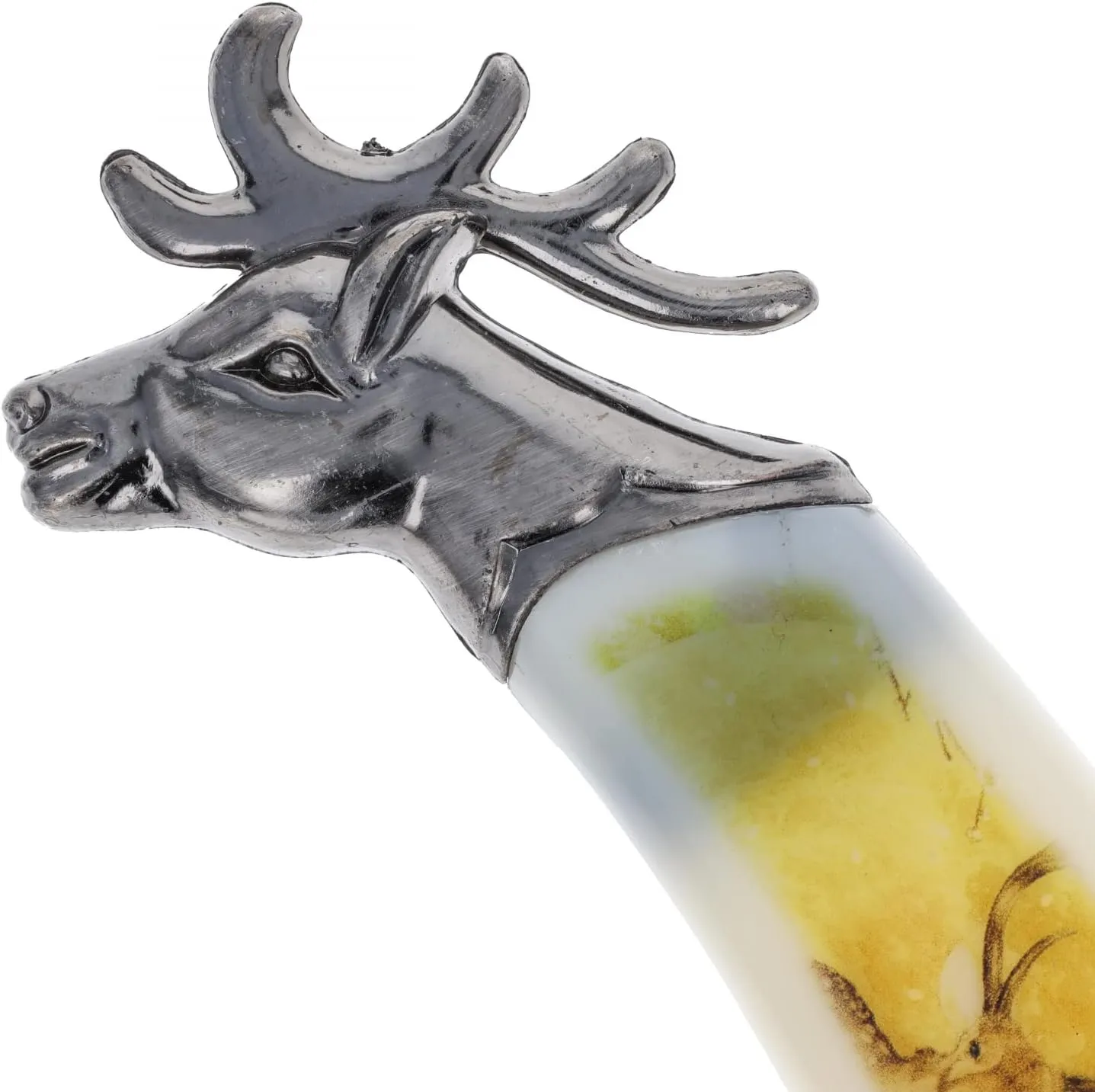 ASR Outdoor 13.5 inch Animal Head Decorative Collector's Hunting Knife with Ornamental Scabbard