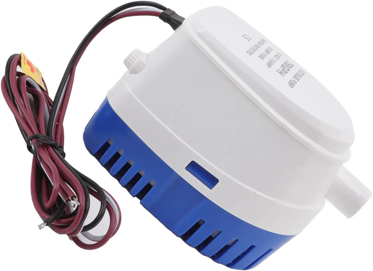 Auto Bilge Pump Impact Mini Submersible Pump with Float Switch for Boats, Aquariums (24V) (12V)