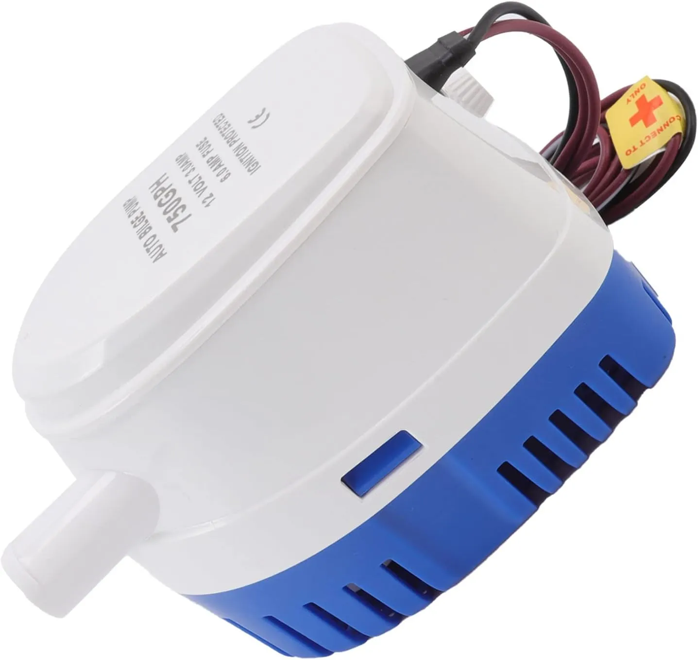Auto Bilge Pump Impact Mini Submersible Pump with Float Switch for Boats, Aquariums (24V) (12V)