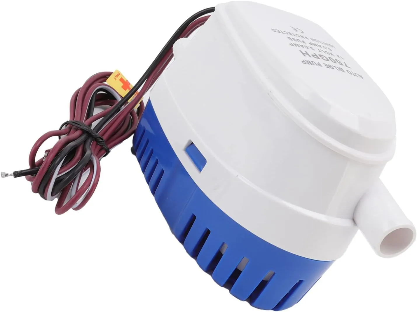 Auto Bilge Pump Impact Mini Submersible Pump with Float Switch for Boats, Aquariums (24V) (12V)