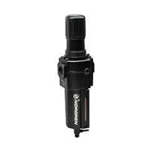 B74G-6AK-QD3-RMN : Norgren Excelon B74G Series, Filter/Regulator, Relieving, 3/4 PTF, Knob Adjust, Manual Drain, Metal Bown wit