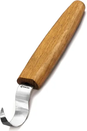 BeaverCraft Spoon Carving Hook Knife SK1 - Spoon Carving Tools Right-Handed - Crooked Whittling Knife for Spoons Kuksa Bowls and Cups, Whittling Tools for Beginners and Professional Carvers
