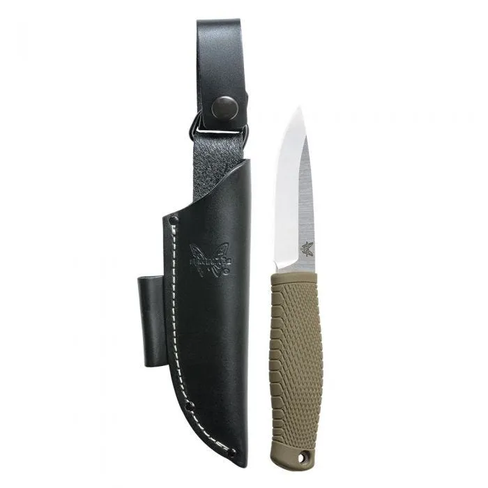 Benchmade 200 Puukko Fixed Blade Knife Ranger Green 3.75" Satin CPM-3V