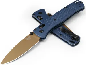 Benchmade - Bugout 535 EDC Knife with Crater Blue Grivory Handle (535FE-05)