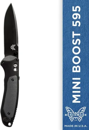Benchmade Mini Boost 595BK Drop-Point Blade Knife