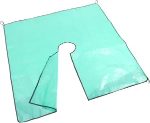 BESPORTBLE Trimming Tarp with 30cm Center Hole Yard Tarp for Leaves for Plant Trimming and Cleanup